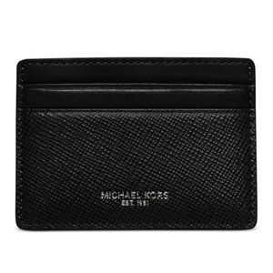 MK Harrison Leather Card Case Black